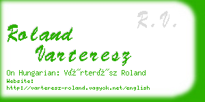 roland varteresz business card